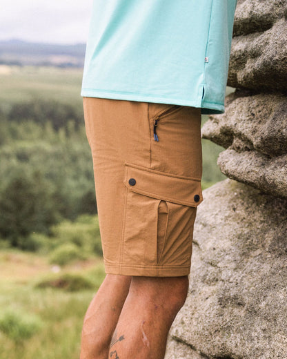 Stride Recycled Active Trail Short - Toffee - Lifestyle