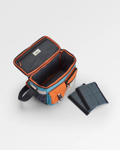 Boondocker Recycled Camera Bag - Arctic/Retro Orange - Flatlay
