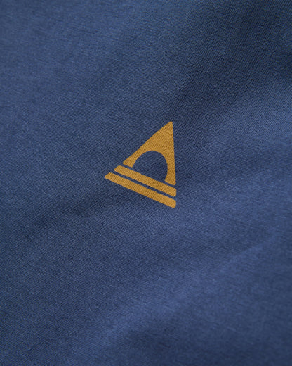 Classic Regular Fit T-Shirt - Rich Navy - Flatlay