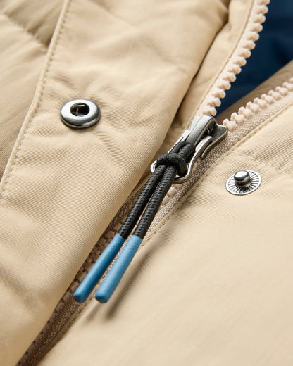 Nook Down Jacket - Stone - Flatlay