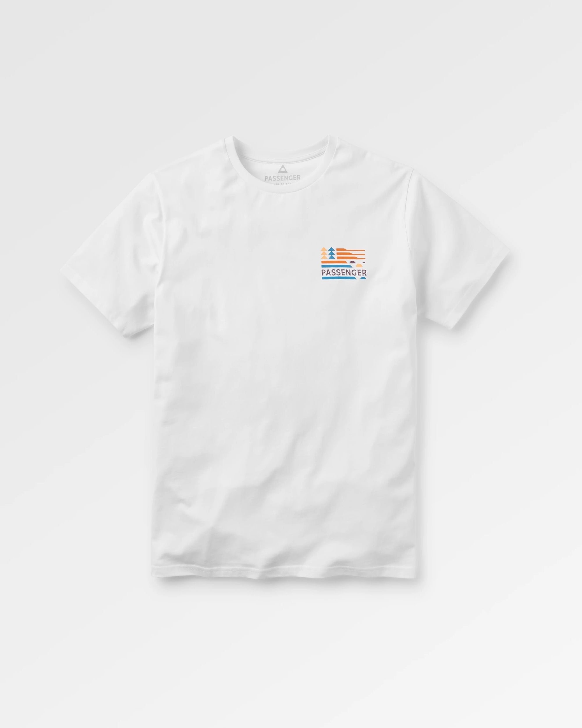 T-shirt en coton bio avec découpe - Blanc