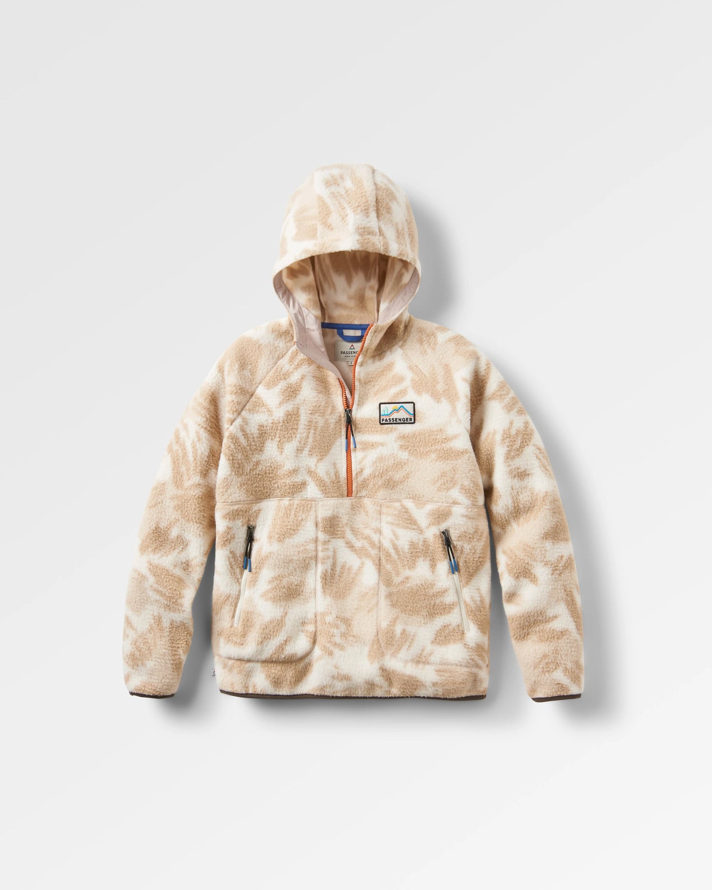 Maine 2.0 1/2 Zip Recycled Sherpa Fleece - Abstract Mountain Birch