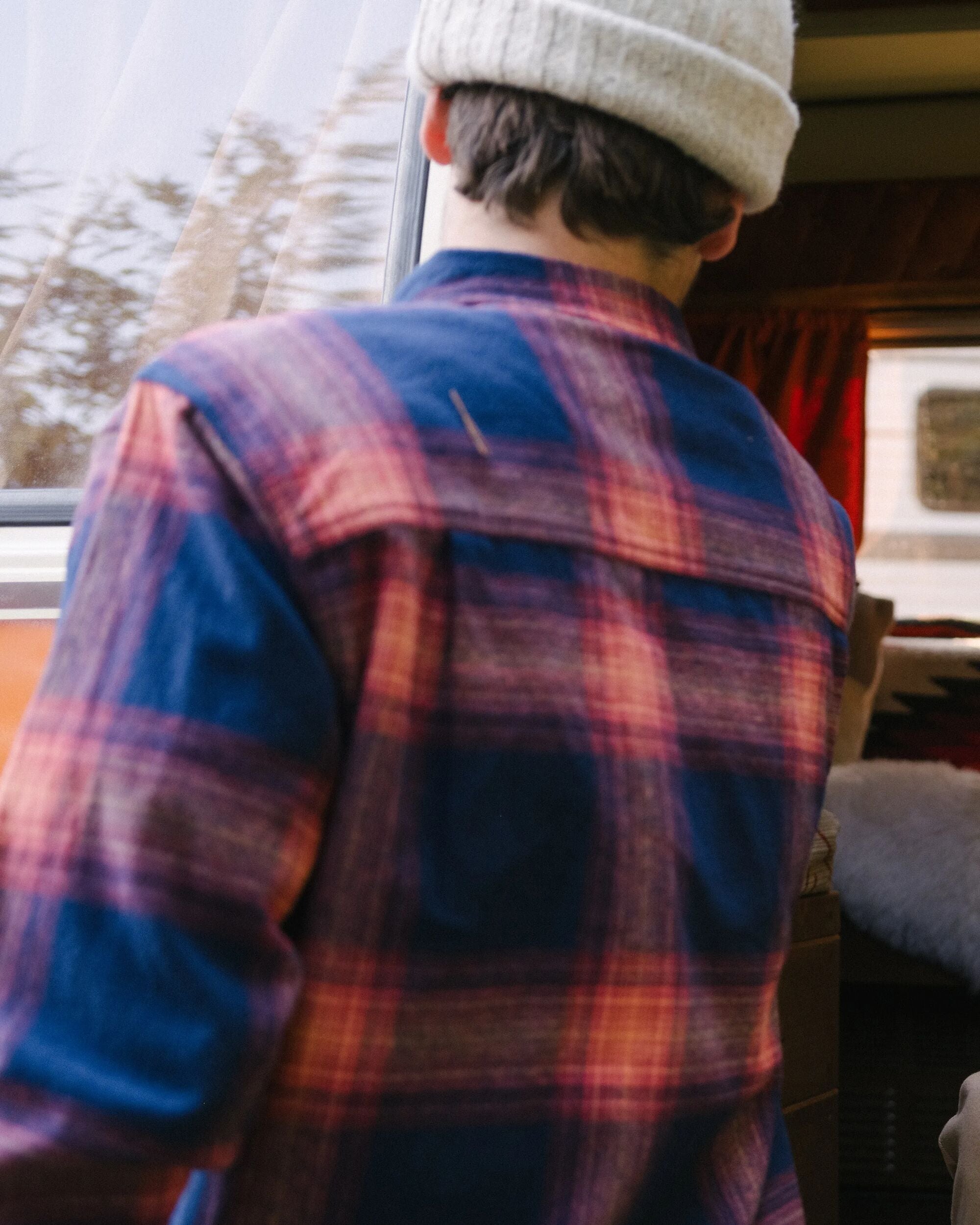 Backcountry Check Shirt - Rich Navy/ Red Ochre Check - Lifestyle