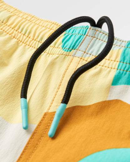 Flaris NetPlus® All Purpose Short - Vista Patchwork Yellow - Flatlay