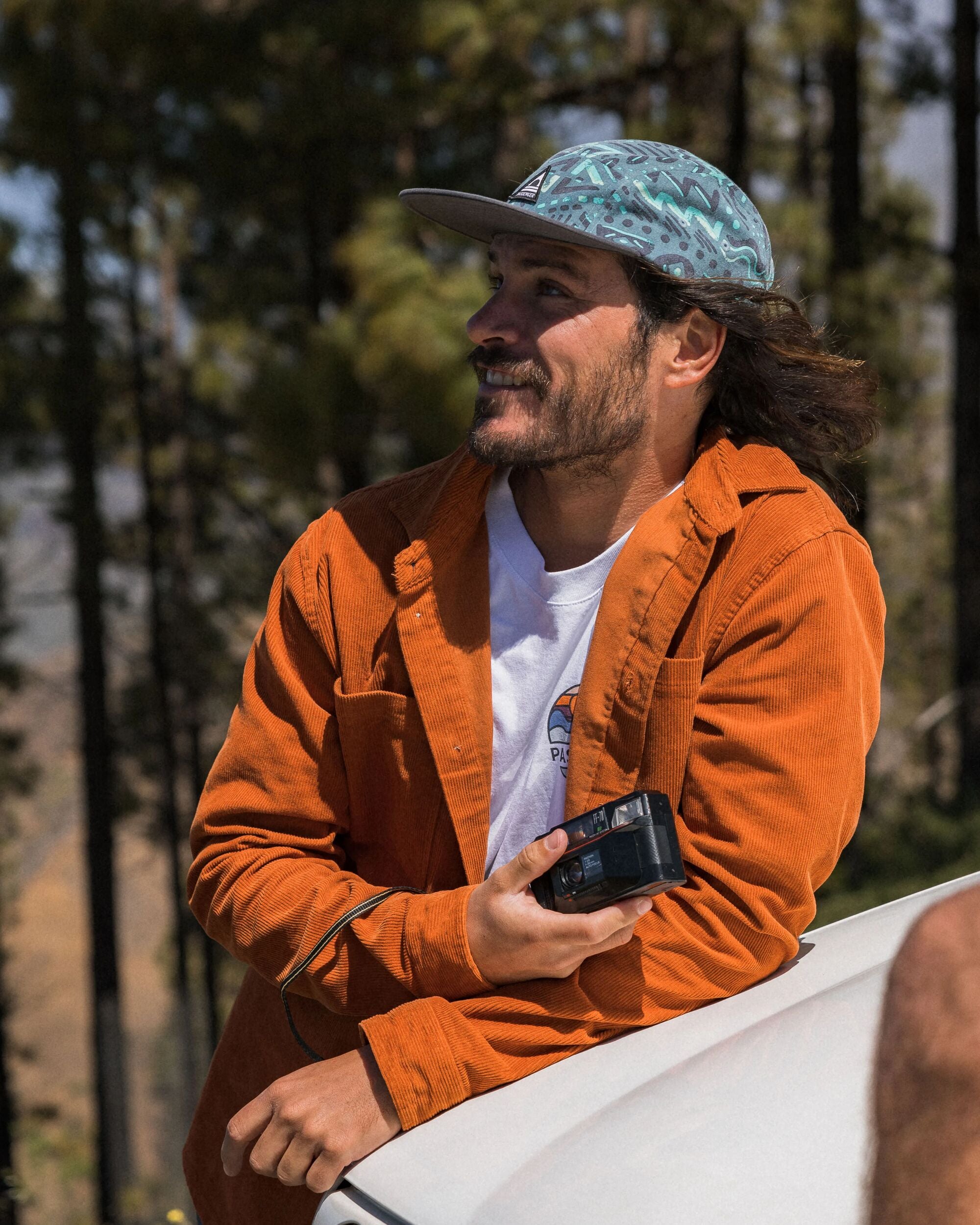 Backcountry Cord Shirt - Sunset Orange - Lifestyle