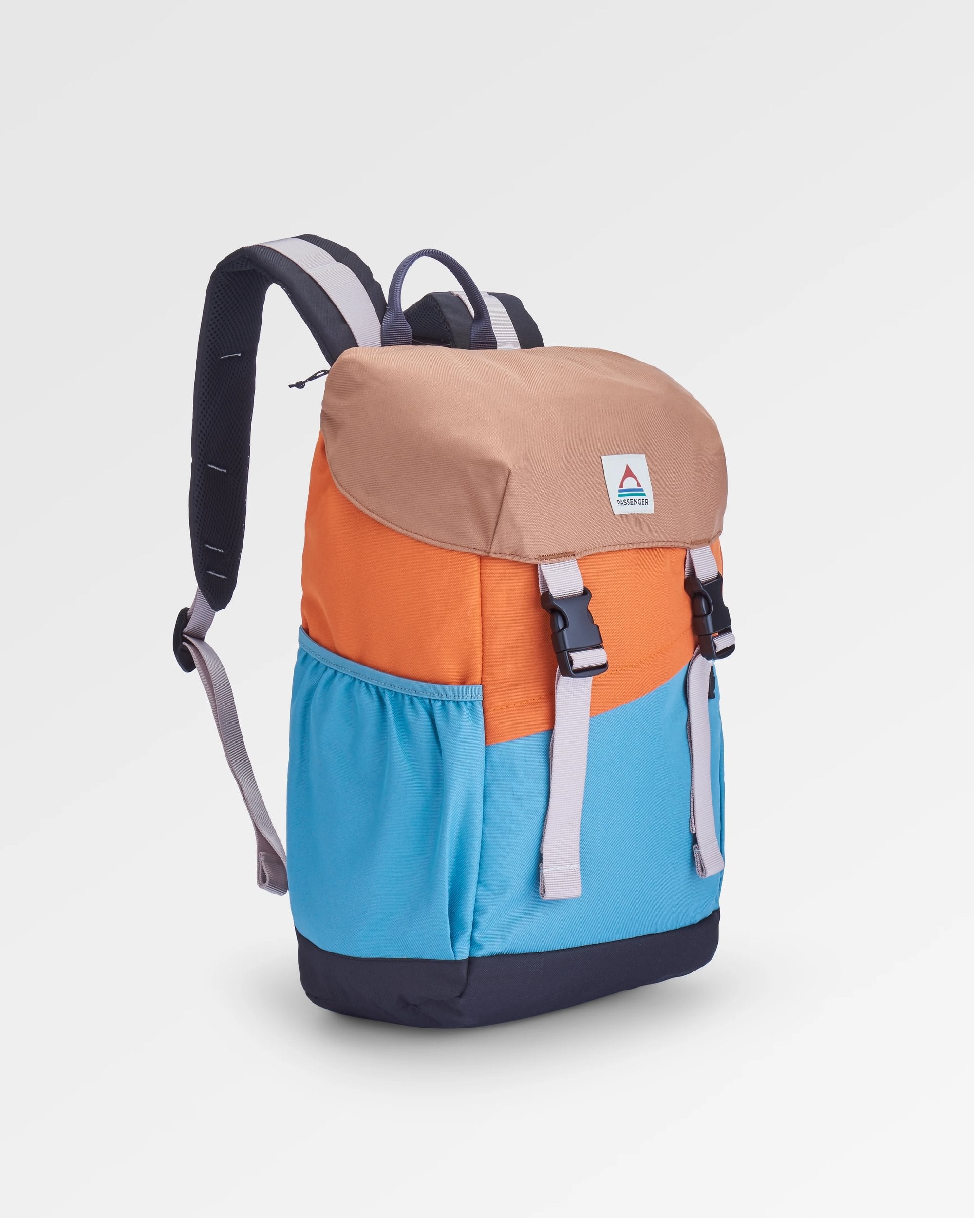 Boondocker Recycled 18L Backpack - Arctic/Retro Orange - Flatlay
