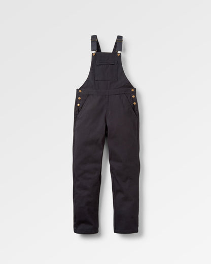 Shuffle Organic Cotton Dungarees - Black