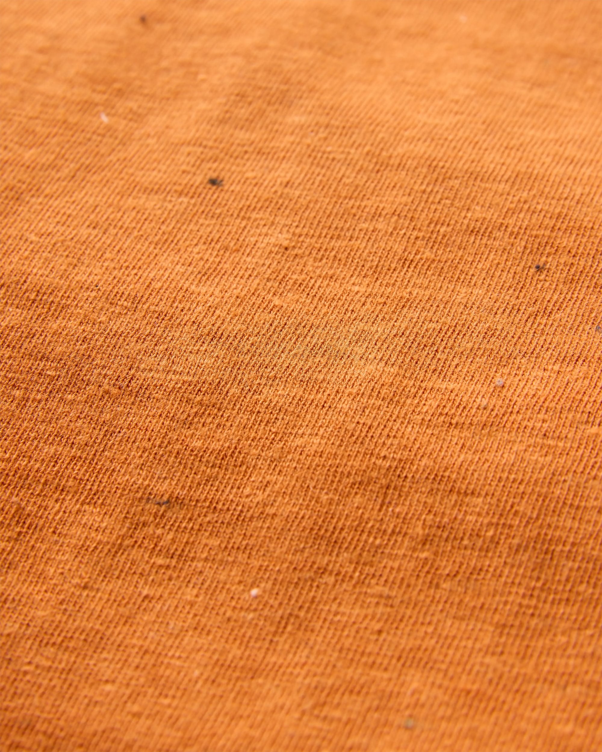 Elbio Recycled Relaxed Fit T-Shirt - Sunset Orange Marl - Flatlay