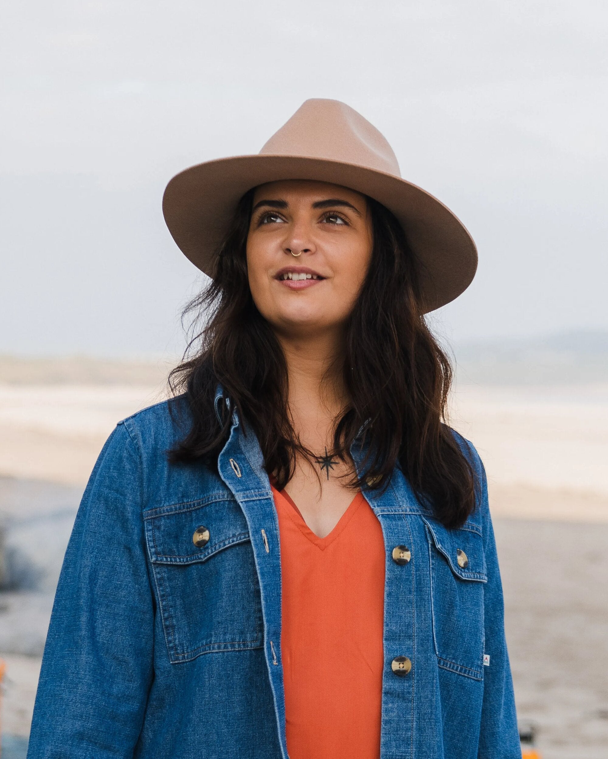 Outback Fedora - Tan - Lifestyle - Female