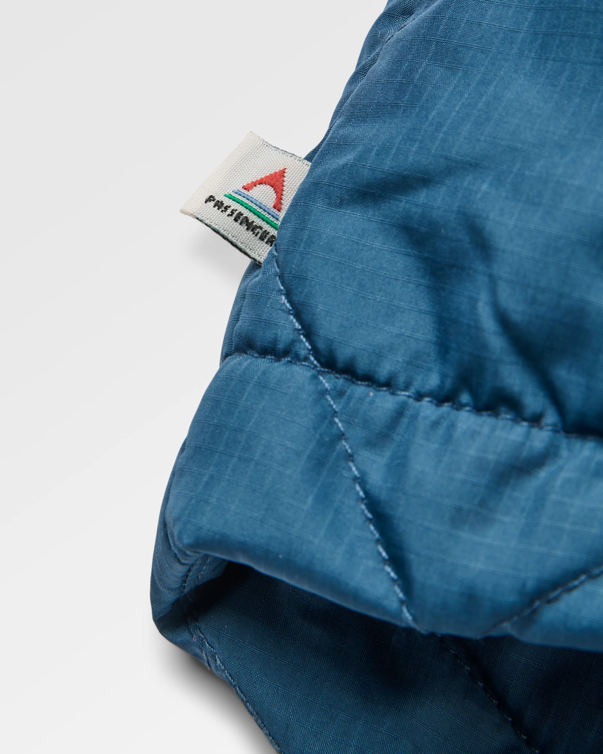 Ocean Recycled Insulated Anorak - Ensign Blue - Flatlay