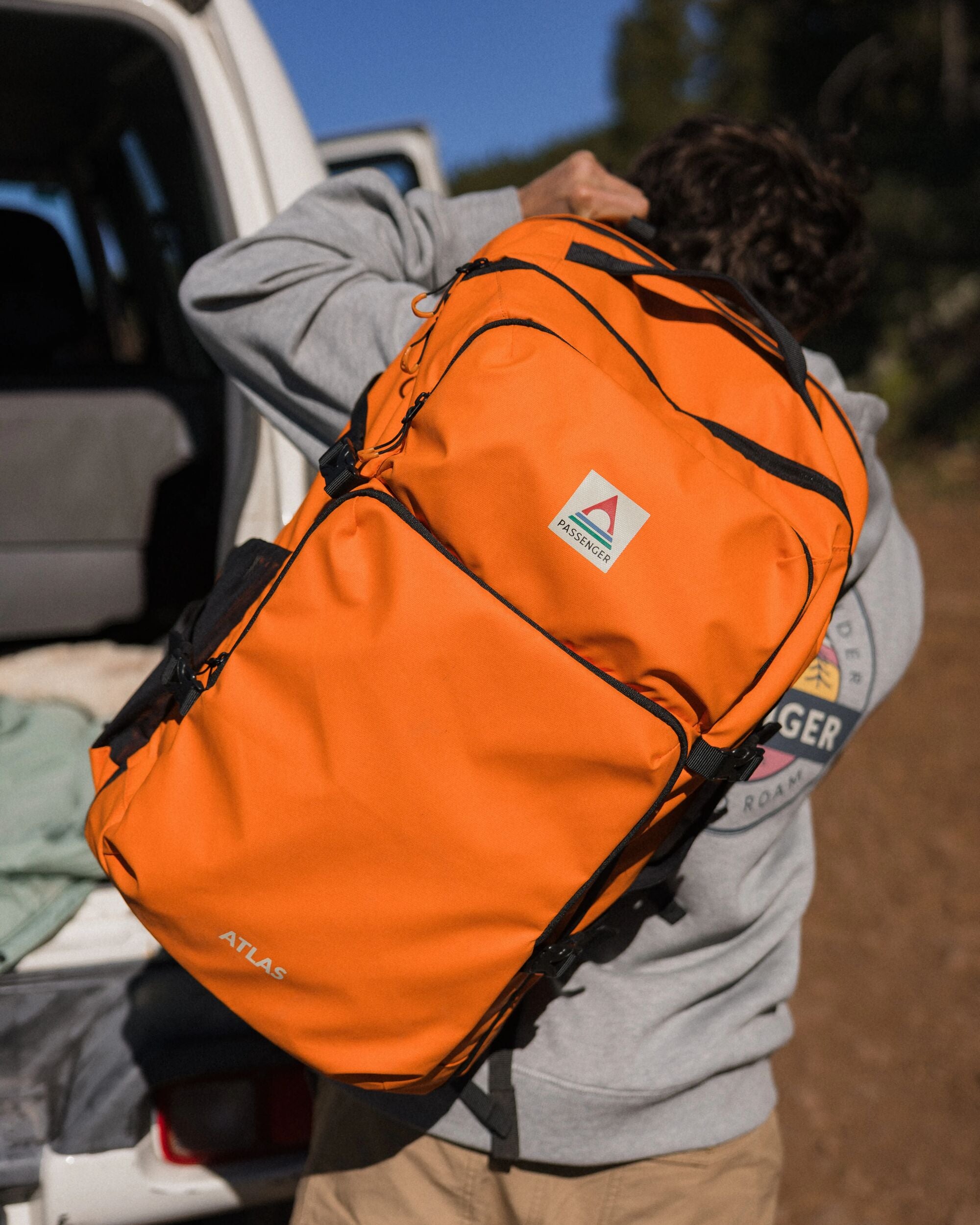 Atlas Backpack Duffel - Sunrise Orange - Lifestyle