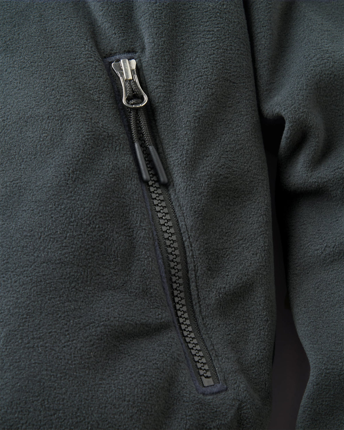 Ayla Micro Polartec® Fleece - Black - Flatlay