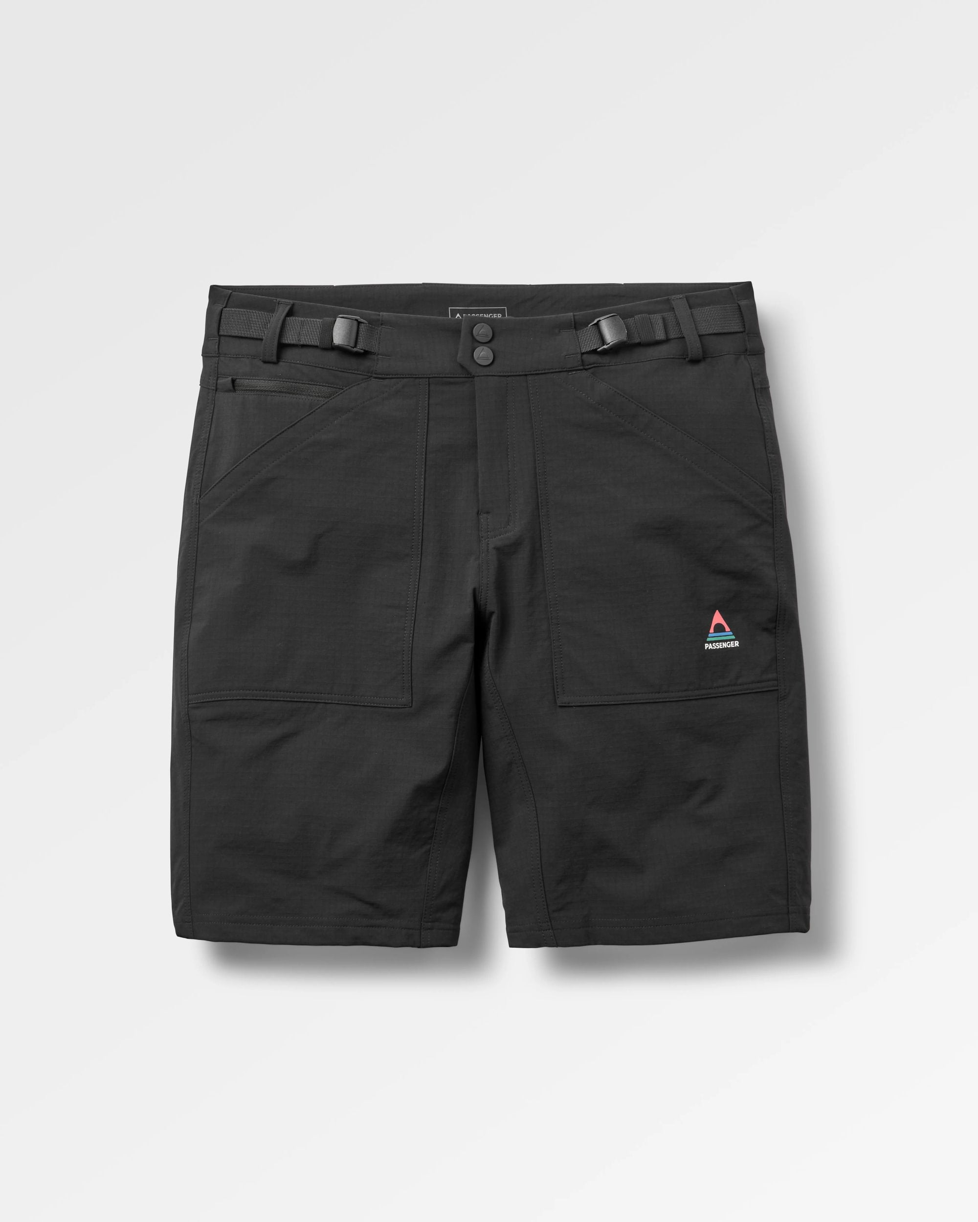 Ridescape Men's Active Short - Black - Flatlay
