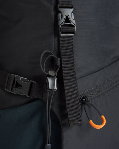 Trailscape Recycled 24L Backpack - Black - Flatlay