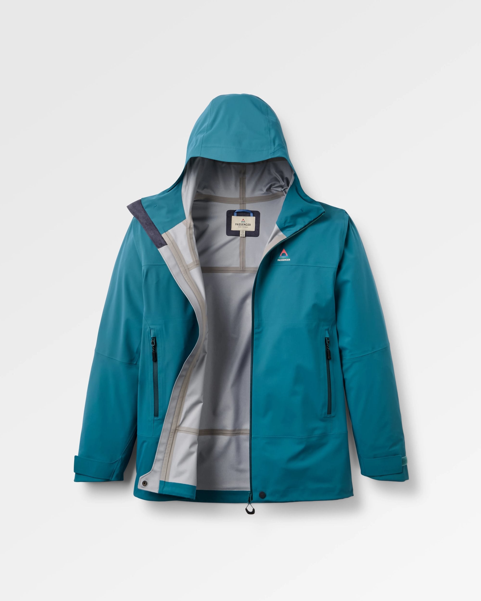 Mens Trailscape 3L Waterproof Jacket - Mediterranean - Flatlay