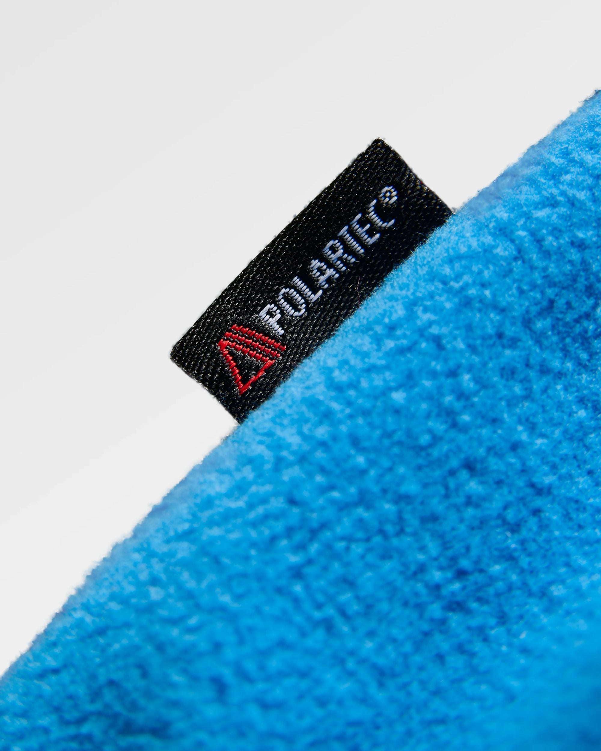 Set Off Recycled Polar 1/4 Zip Fleece 2.0 - Warm Beige/Marine Blue - Flatlay