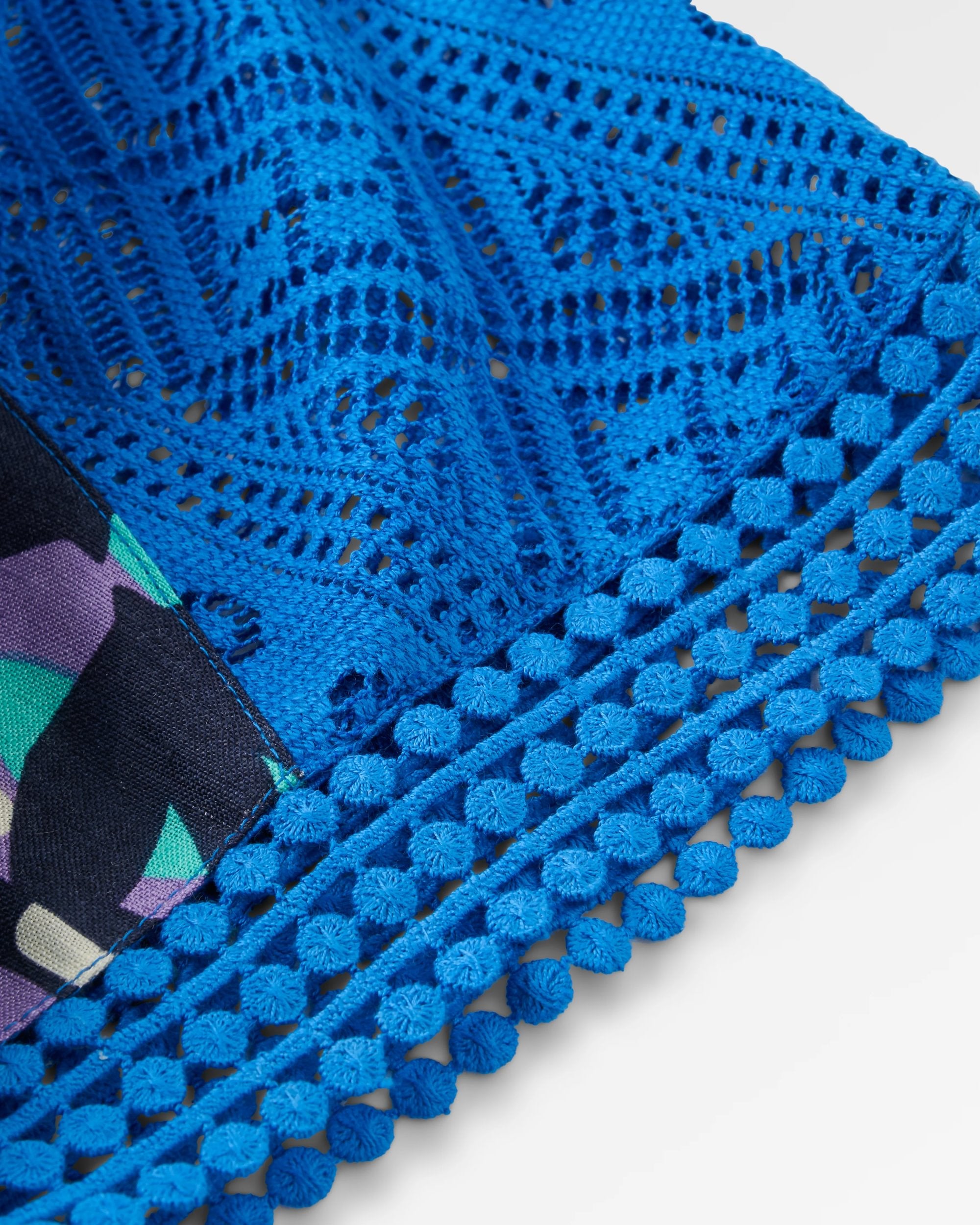 Sono Linen Beach Dress - Mountain Foliage Purple - Flatlay