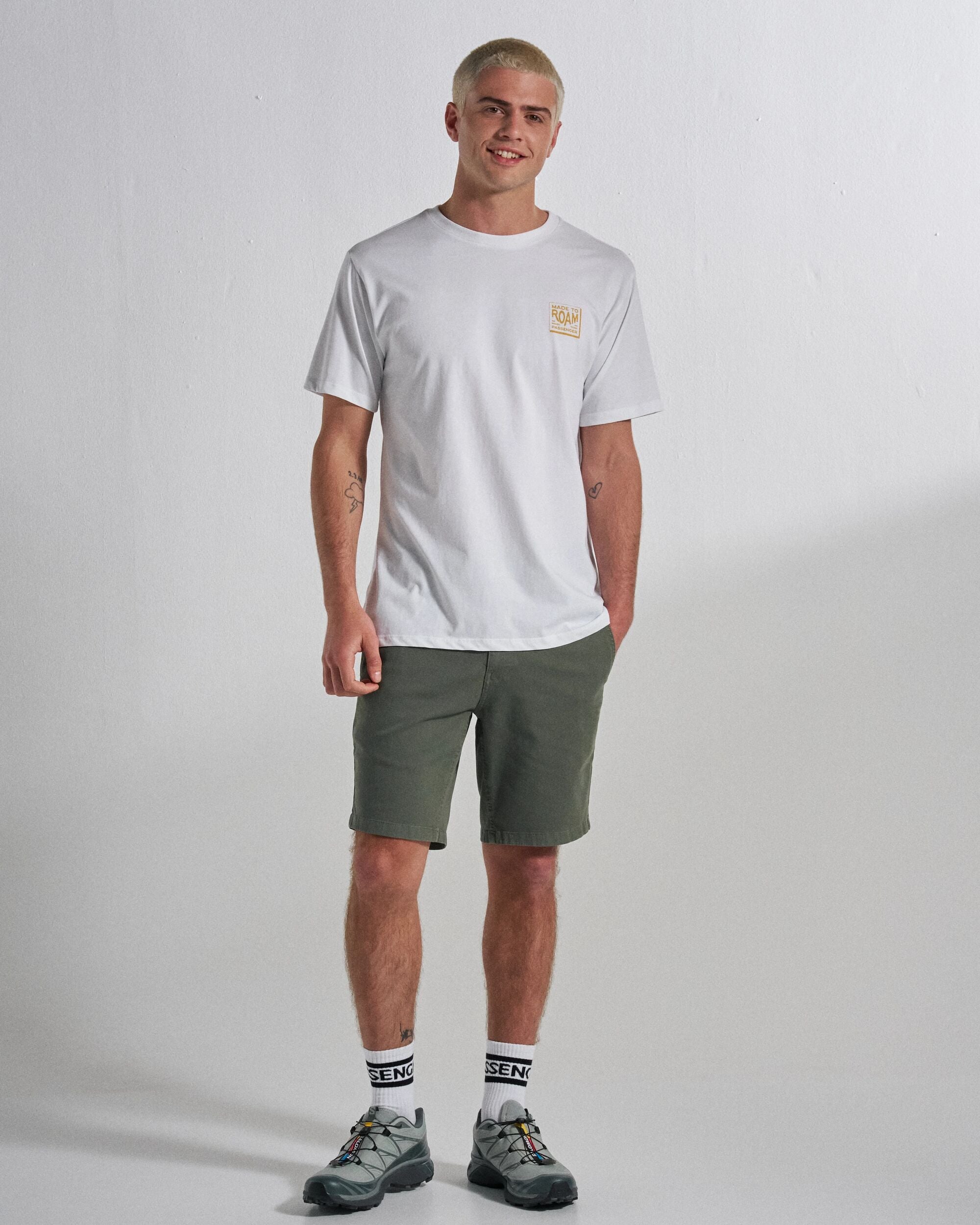 Sonoma T-Shirt - White - Studio Model