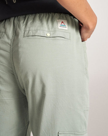 Hydrilla Organic Cotton Trouser - Pistachio - Studio Model
