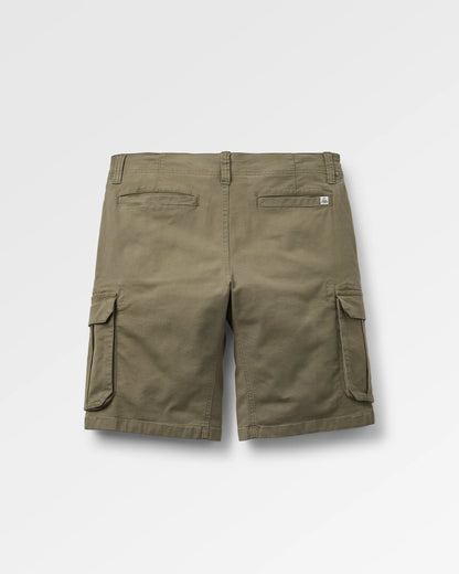 Lakeside Cargo Short - Dusty Olive - Flatlay