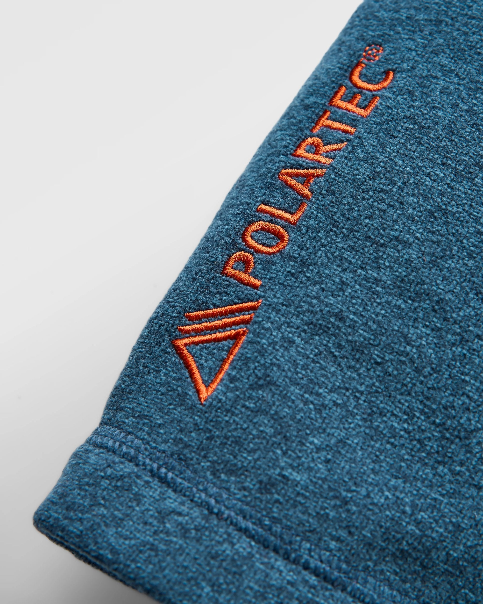 Pinegrove Recycled Polartec® Fleece Hoodie - Dark Denim Marl - Flatlay