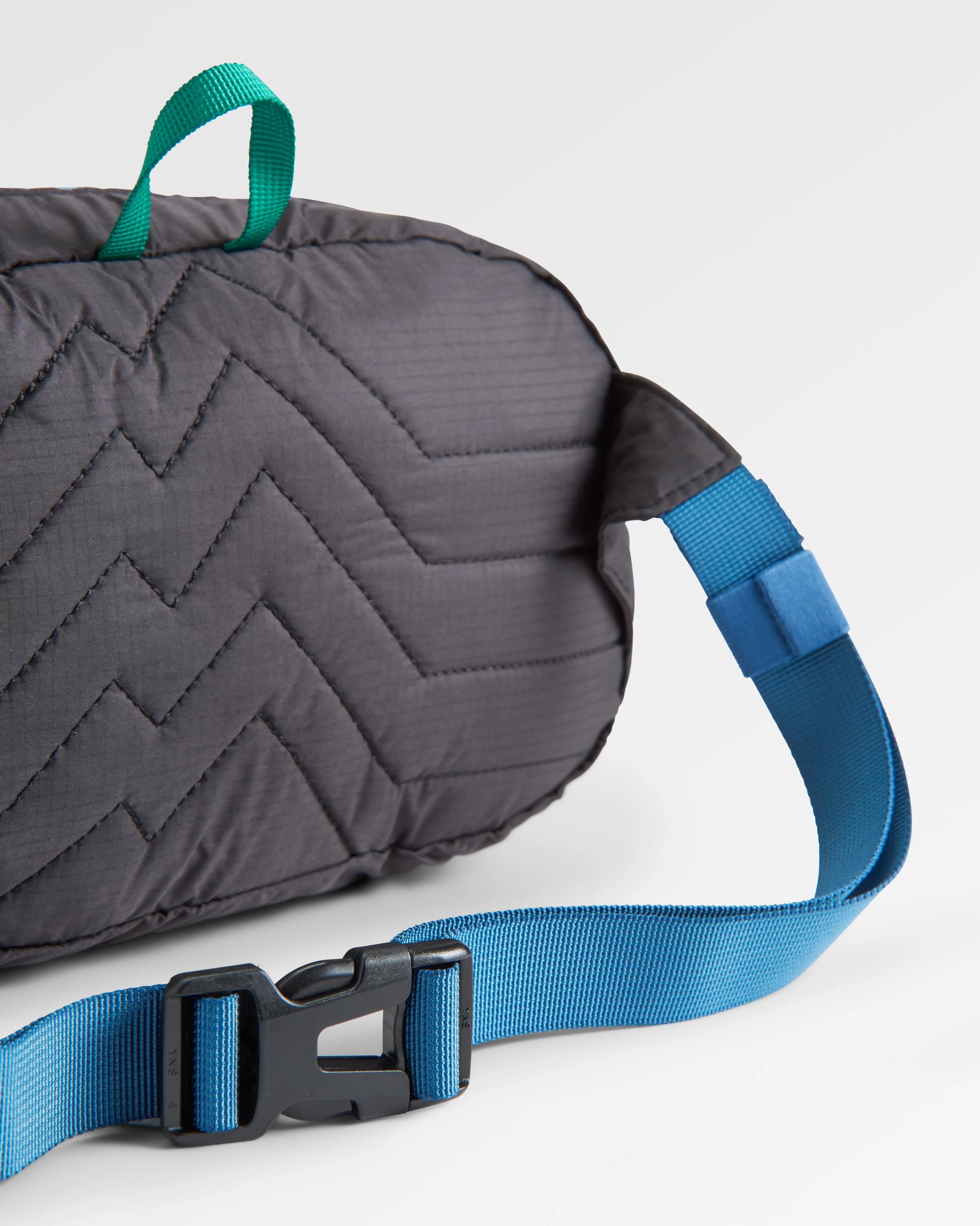 Trail Light Recycled Packable Hip Pack - Black - Flatlay