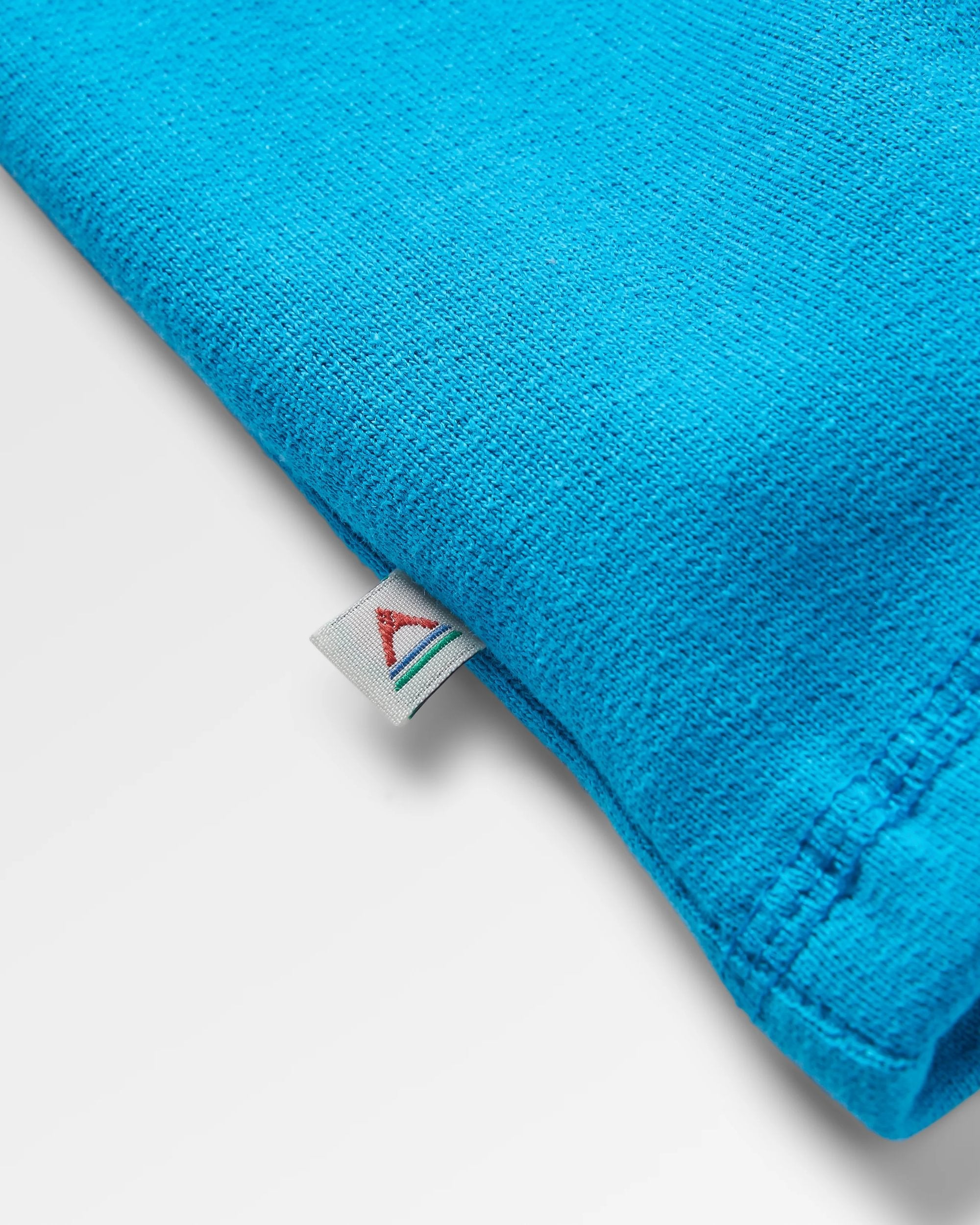 Sunburst Recycled Cotton Sweatshirt - Blue Pool - Flatlay