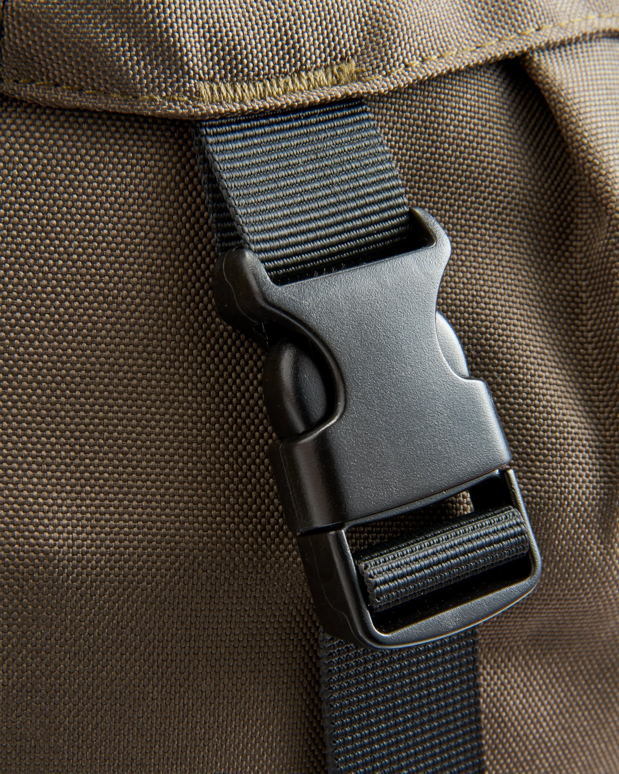 Boondocker Recycled 32L Backpack - True Black/ Khaki - Flatlay