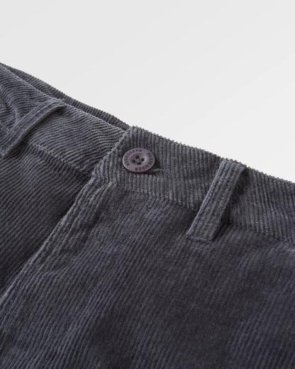 365 Cord Trouser - Charcoal - Flatlay