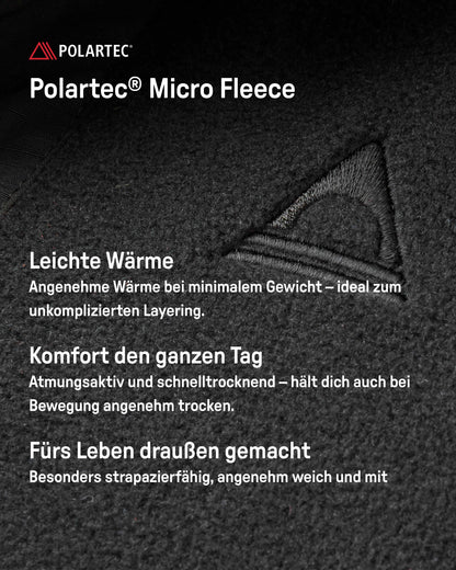 Alexander Kapuzen-Polartec Fleece - Schwarz