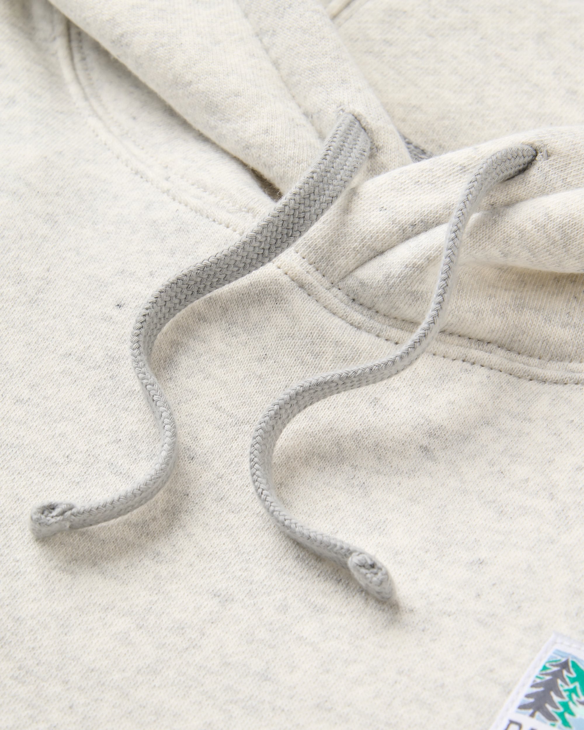 Legacy Hoodie - Light Grey Marl - Flatlay