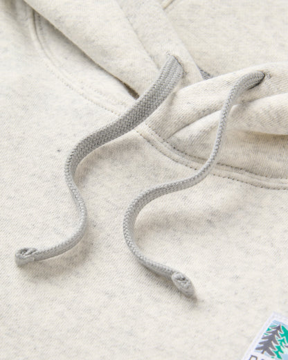 Legacy Hoodie - Light Grey Marl - Flatlay
