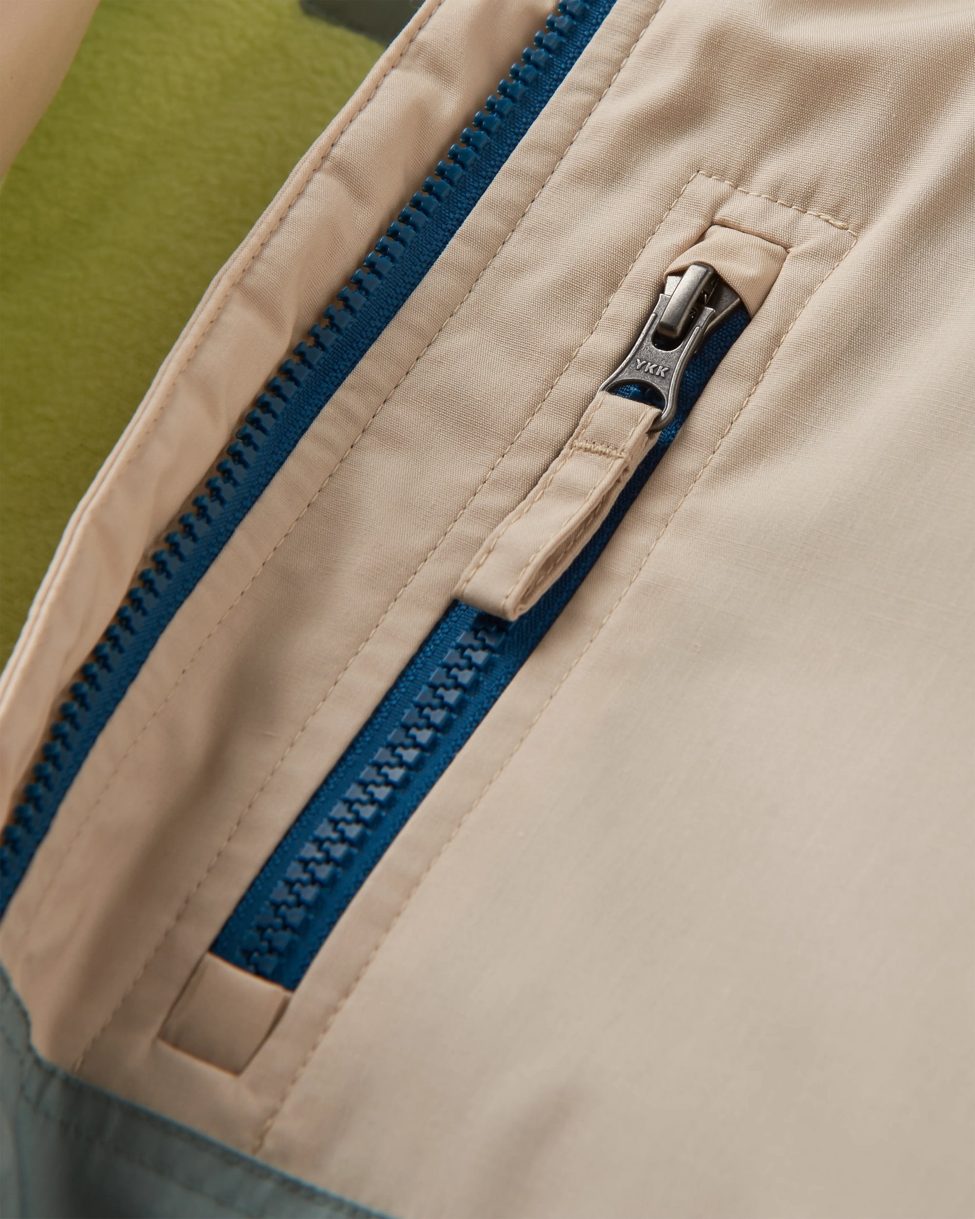 Finn Recycled Polar Fleece Lined Jacket - Pistachio - Flatlay