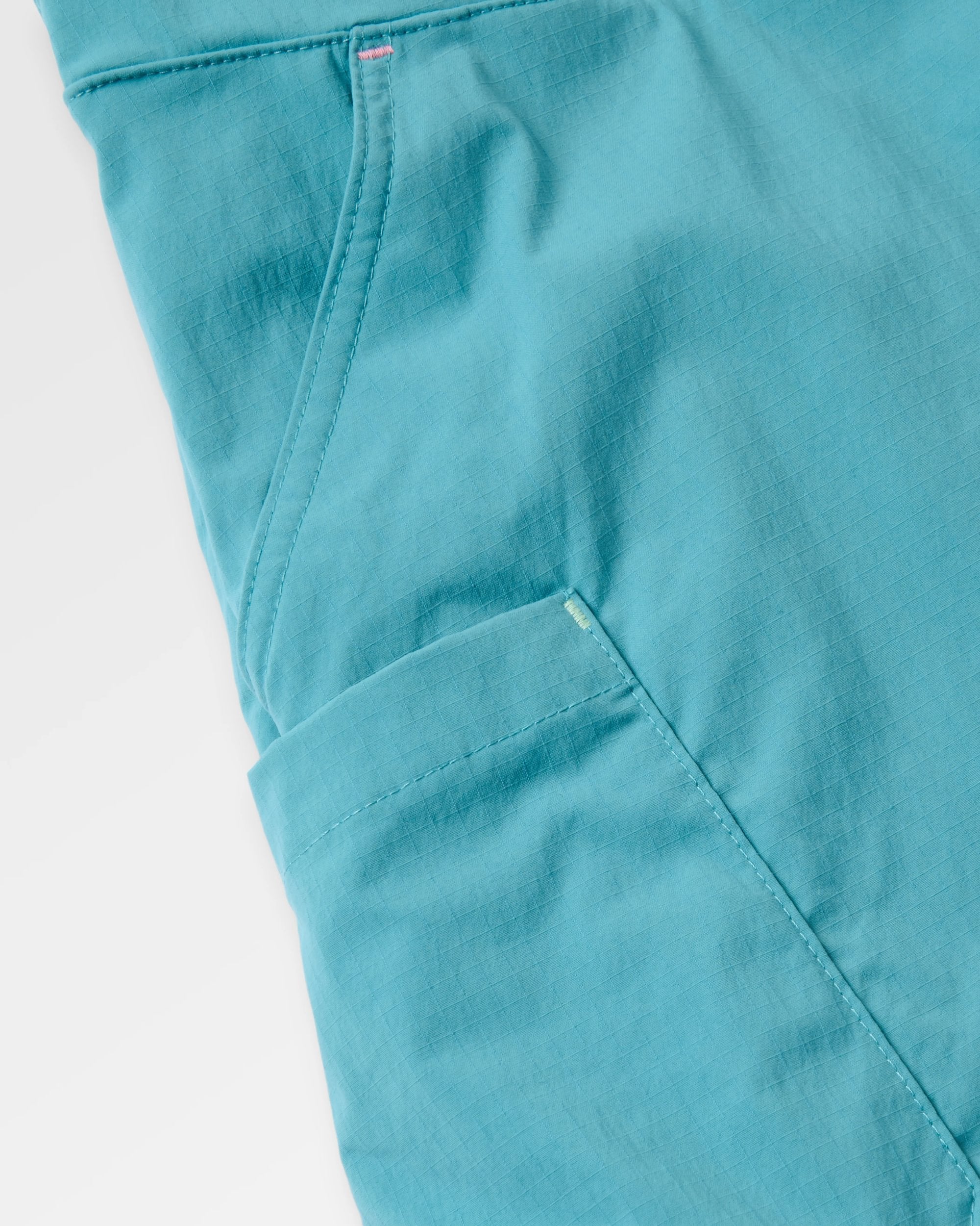 Refuel Ripstop Dress - Ocean Teal - Flatlay
