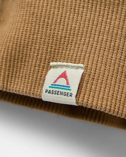Boundless Relaxed Fit Sweatshirt - Caramel Brown - Flatlay
