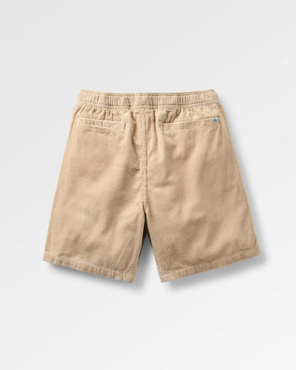 Shack Cord Short - Stone - Flatlay