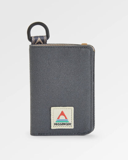 Vantage Wallet - Charcoal/ Caramel - Flatlay