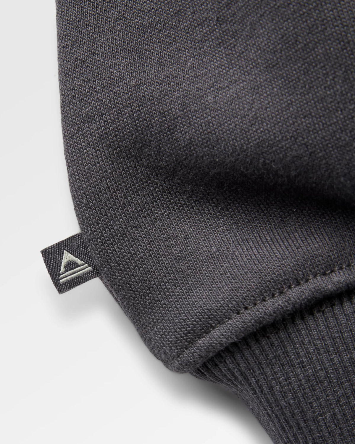 Slower Rhythms Full Zip Hoodie - Faded Black - Flatlay