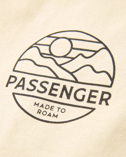 Laidback Relaxed Fit LS Raglan T-Shirt - Birch/Toffee - Flatlay