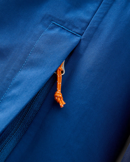 Overland Waterproof Jacket - Rich Navy/Navy Blue - Flatlay