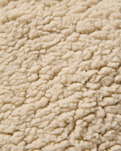 Lucia Sherpa Lined Bomber Jacket - Golden Brown - Flatlay