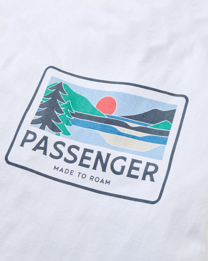 Roamer Men's T-Shirt - White - Flatlay