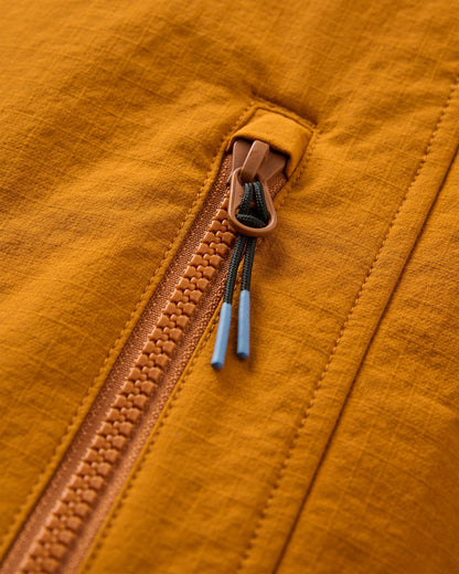 Trailscape Men's Lightweight Softshell Jacket - Blue Navy/Retro Orange - Flatlay