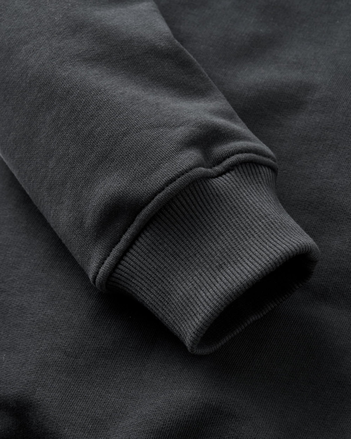 Laidback Relaxed Fit Sweatshirt - Black - Flatlay