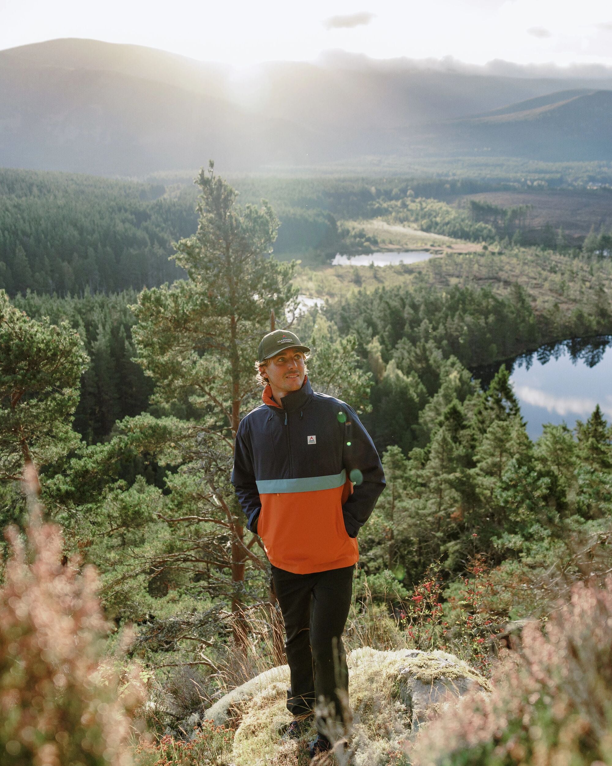 Diablo Recycled Waterproof Anorak - Rich Navy - Lifestyle