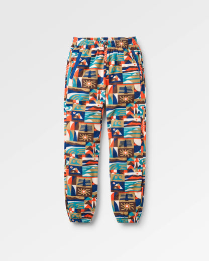 Ace Polar Fleece Joggers - Lost On Purpose Pacific Green - Flatlay
