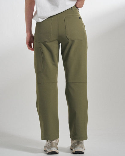 Jasper Outdoor Hybrid Trouser - Dusty Olive - Studio Model