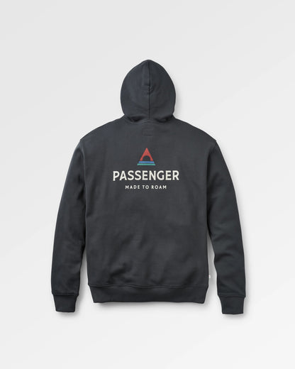 Passenger Relaxed Fit Hoodie - Black - Flatlay