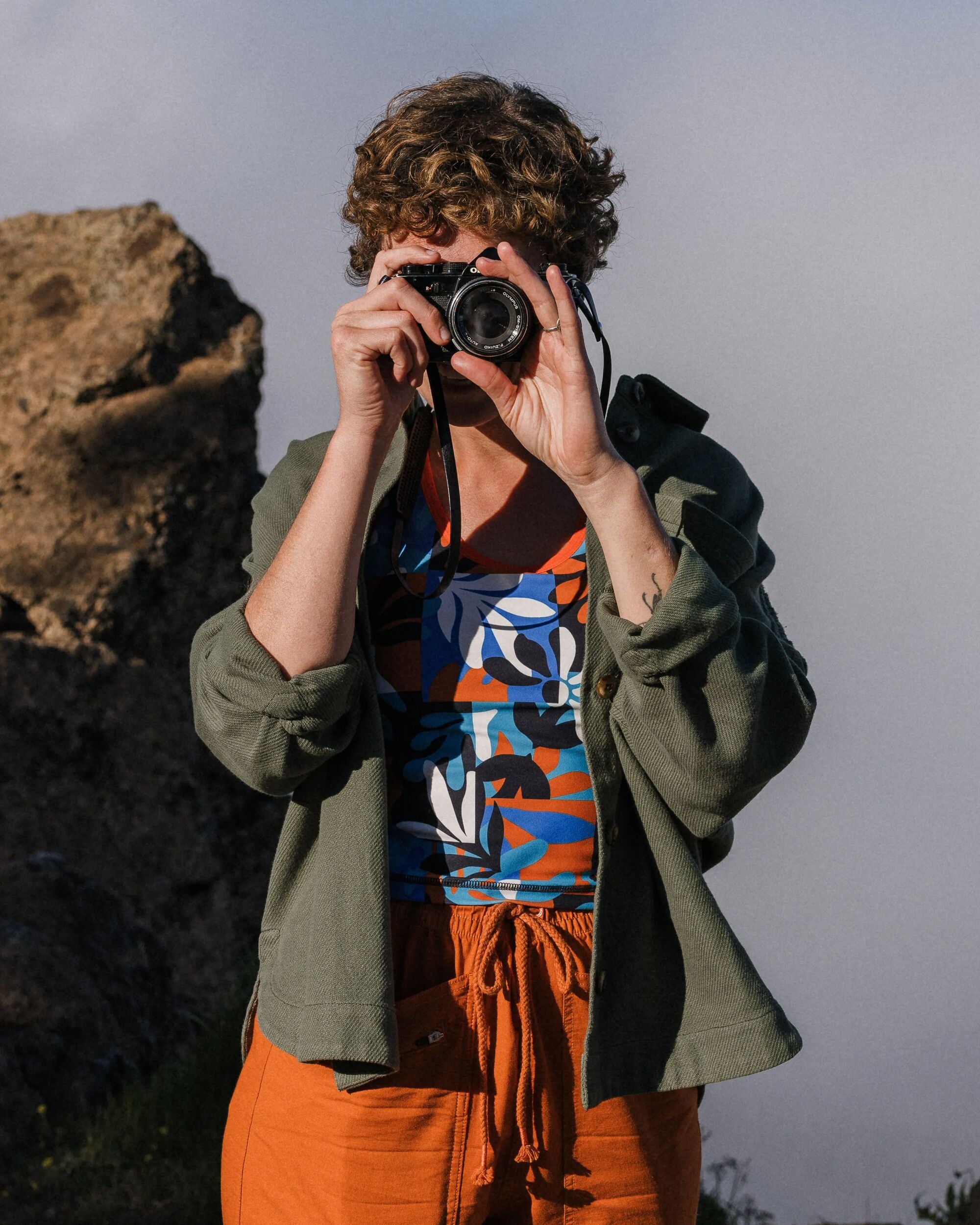 Maya Twill Overshirt - Wild Green - Lifestyle