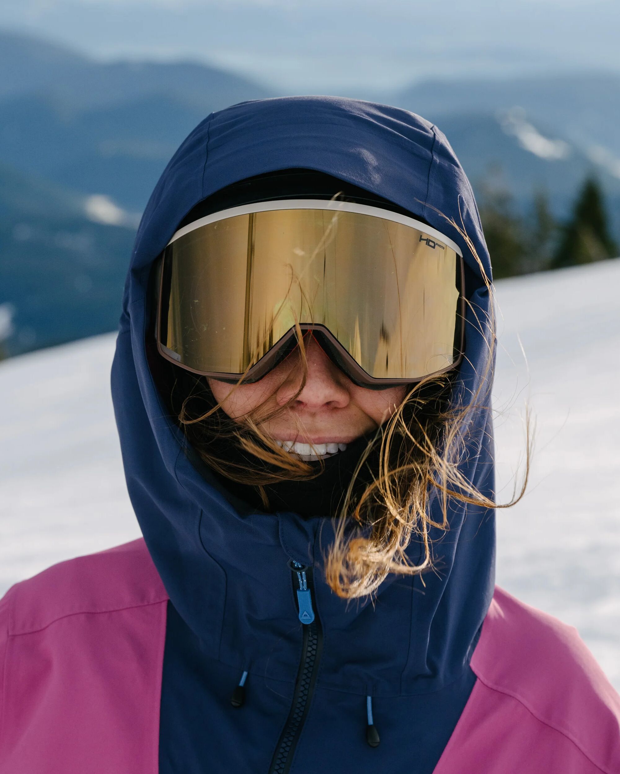 Snowscape Women's Recycled Jacket - Rich Navy - Lifestyle